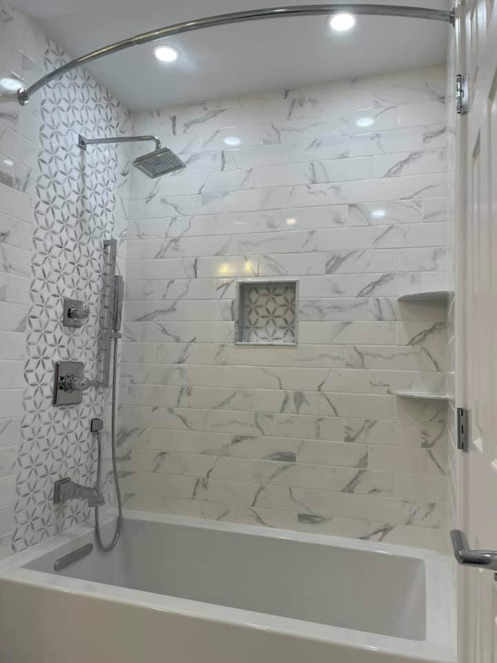 Bathroom vanity and tile project